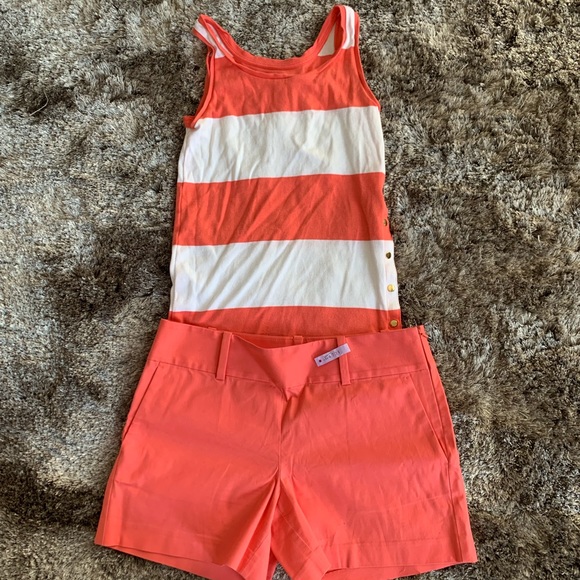 Ann Taylor City Shorts with Matching Top - Picture 1 of 8